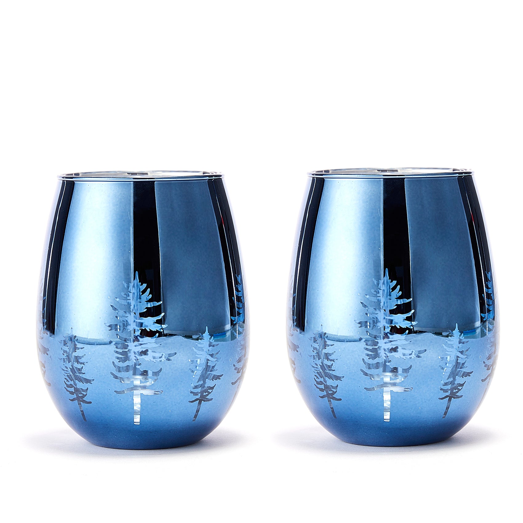wine glass accessories Viski Insulated Double Walled Stemless Wine Glasses, Drinking Glass with  Cut Crystal Design, Home Bar Accessories, Glassware, 13 oz, Set of 2, Clear