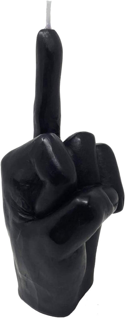Gute Middle Finger Candle - Hand Gesture FCK You Candle (Black)