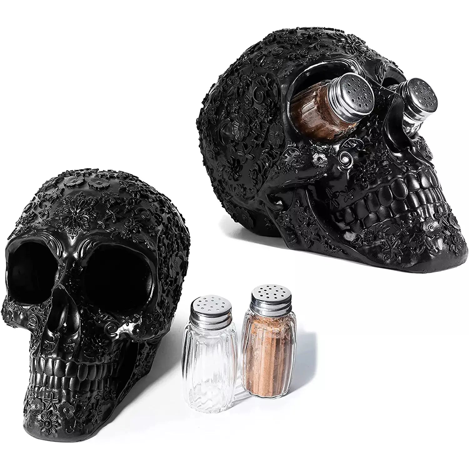 Sugar Skull Salt and Pepper Shaker Set