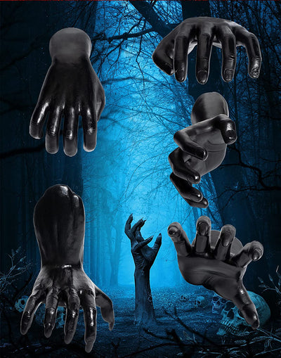 GUTE Creepy Hands Wall Mountable Spooky Hands Hangers Decor Hand Horror Decorations Aesthetic Gothic Hanging Wall Art Home, House Decoration, Sculpture Prop (Spooky, 1 Piece)