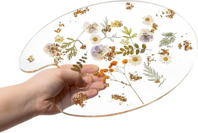 Novelty Botanical Painting Palettes, Artist by Gute - Artists Colorful Paint Tray Pad Holder for Mixing Colors Artists, Students & Perfect for Oil, Watercolor & Acrylic Paints Art Tools