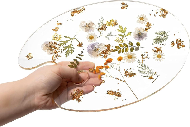 Novelty Botanical Painting Palettes, Artist by Gute - Artists Colorful Paint Tray Pad Holder for Mixing Colors Artists, Students & Perfect for Oil, Watercolor & Acrylic Paints Art Tools