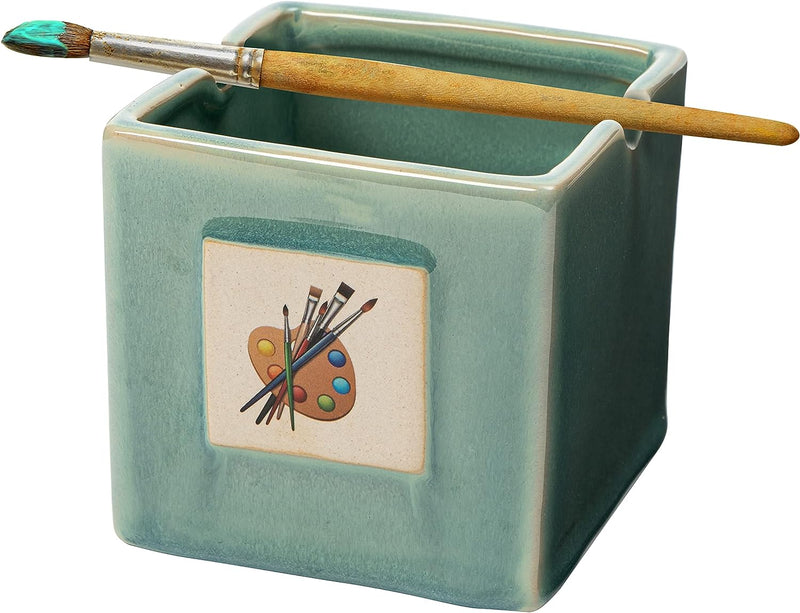 Paint Brush Holder. Gift for Artist. Gift for Painter. Art Holder. Artist  Gift. Painter Gift. Walnut, Pine 126150 in online supermarket