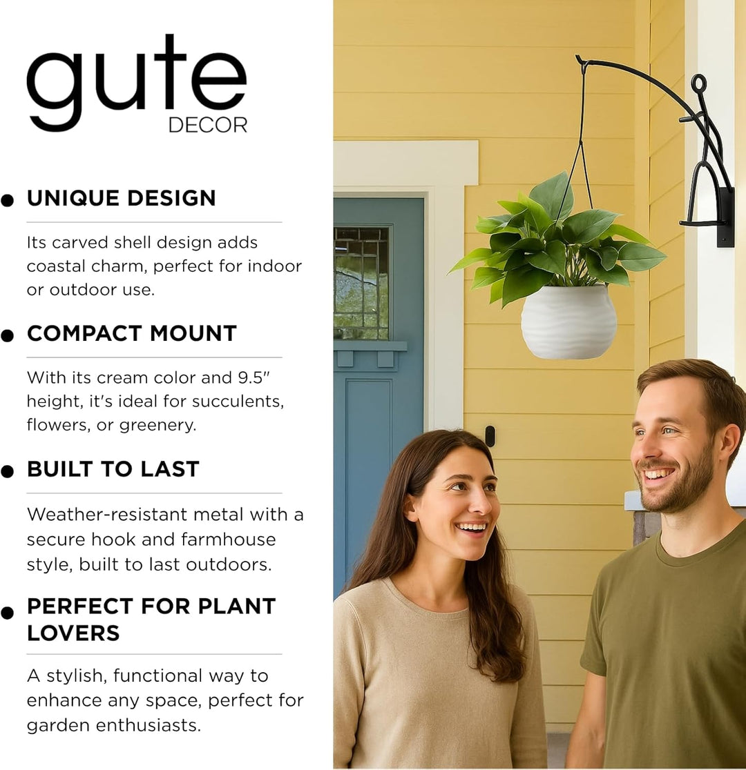 hanging plant height GUTE Fisherman Stick Man Plant Hanger, Wall Hanging Planter for Indoor – Gute Decor