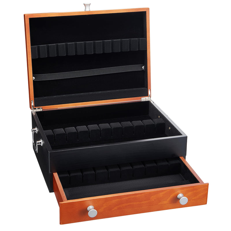 Silverware Tarnishproof Storage Box | Fits 12-16 Utensils