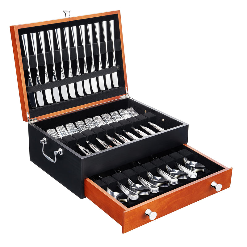 Silverware Tarnishproof Storage Box | Fits 12-16 Utensils