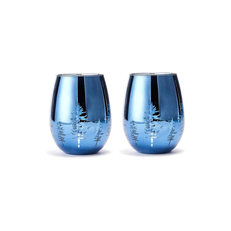 Frosted Colored Wine Glasses - Vibrant Wine Glass Collection