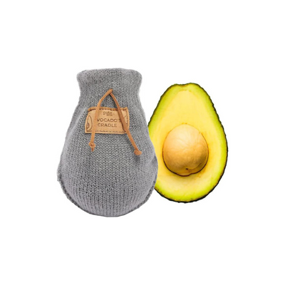 Wool Avocado's Keeper - Perfectly Ripen Avocado - Stocking Stuffer Cradle Ripener 5" H Ripen Your Avocado to Make Salads, Avocado Toast, Sandwich, Recipes, Great for Cooking, Baking, Gift (Mink Grey)