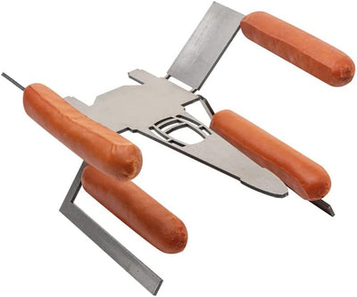 Airplane Marshmallow & Hotdog Roaster Extendable 30 Inch Fire, BBQ Skewers Set for Marshmallows, Sausage Meat Grill Funny - Barbeque Gifts, Grilling, Novelty Gift - Great for Parties, Airforce Hotdogs
