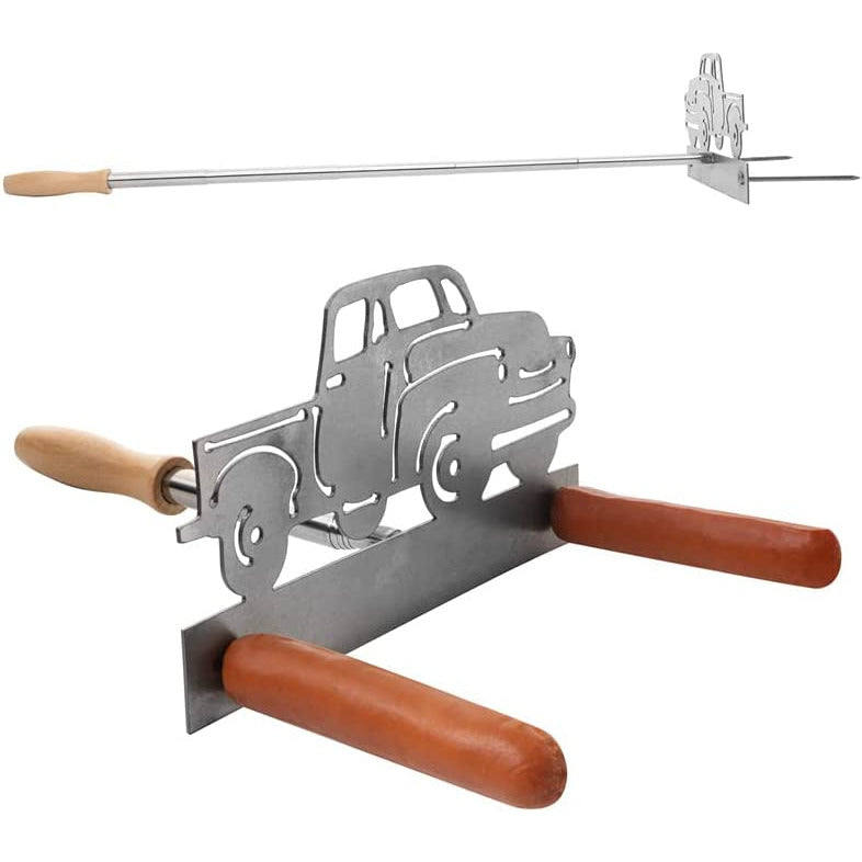 Truck Marshmallow & Hotdog & Roaster Extendable 30 Inch Fire, BBQ Skewers Set for Marshmallows, Sausage Meat Grill Funny - Barbeque Gifts, Grilling, Novelty Gift - Great Parties, Trucker Stick Pickup