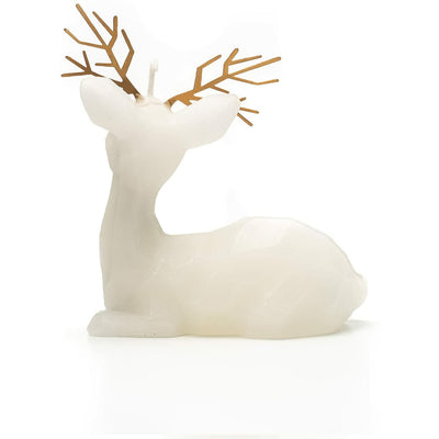 Gute Deer Skeleton Candle 4" H & Burns for 1.5 Hours! - Gift for Deer Lovers - Unique Animal Candle, Reindeer Candle, Deer Candle, Deer Home Decor