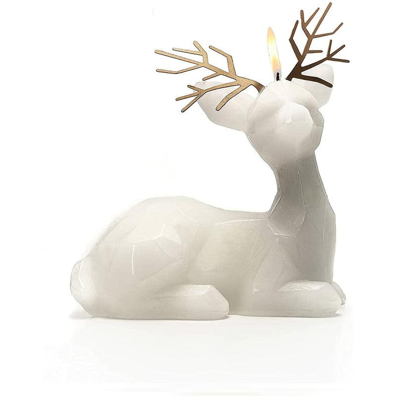 Gute Deer Skeleton Candle 4" H & Burns for 1.5 Hours! - Gift for Deer Lovers - Unique Animal Candle, Reindeer Candle, Deer Candle, Deer Home Decor