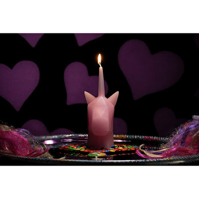GUTE Pink Unicorn Head Candle 8" H, for Kids, Unicorn Lovers, Unique Unicorn Candle, Unicorn Gifts, Animal Candle, Burns up to 6.5 Hours!