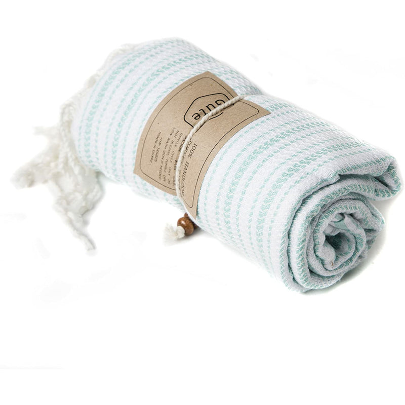 Gute Turkish Bath Beach Hammam Towels, Large Hamam Towel Wrap Pareo Fouta Throw Peshtemal Towel Set of 6 100% Natural Turkish Cotton Foua Blanket Set (Vegas)
